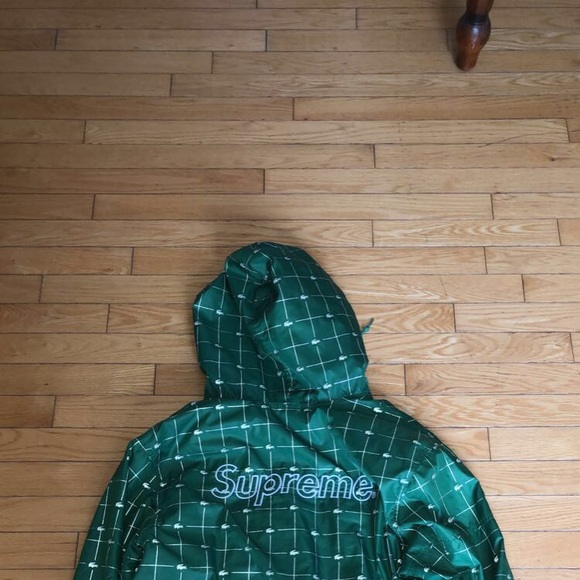supreme x lacoste reflective anorak - Picture 2 of 3